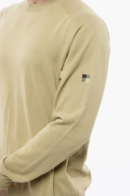 Discount Maglia Girocollo In Misto Lino Uomo Maglieria