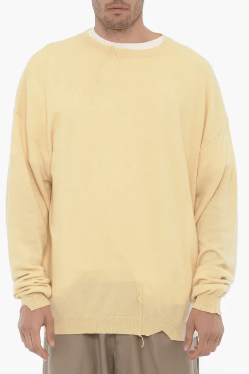 Maglia Girocollo in Misto Cashmere Effetto Vintage>RAMAEL Best
