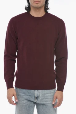 Maglia Girocollo LUNETTA in Lana Vergine con Patch a Contrasto>Altea Clearance