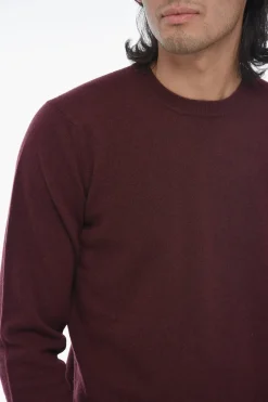 Maglia Girocollo LUNETTA in Lana Vergine con Patch a Contrasto></noscript>Altea Clearance