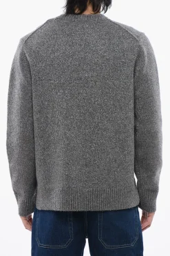 New Maglia Girocollo NEBULA in Lurex e Misto Lana Uomo Maglieria