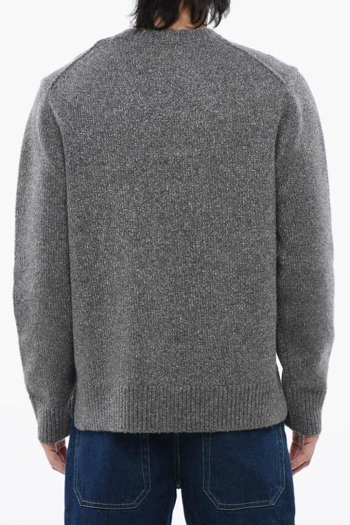 New Maglia Girocollo NEBULA in Lurex e Misto Lana Uomo Maglieria