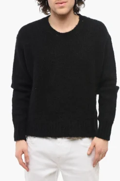 Maglia Girocollo Oversize in Tinta Unita>1989 Studio Online