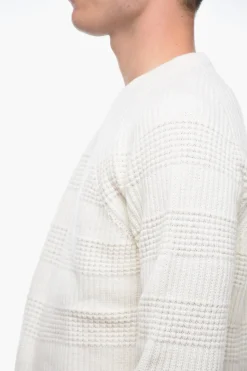 New Maglia Girocollo RAGLAN in Lana Vergine Uomo Maglieria