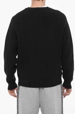 Maglia Girocollo STITCHED BOLT in Misto Cotone>Neil Barrett Sale