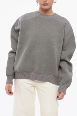 Sale Maglia Girocollo UTILITY in Lana Donna Maglieria
