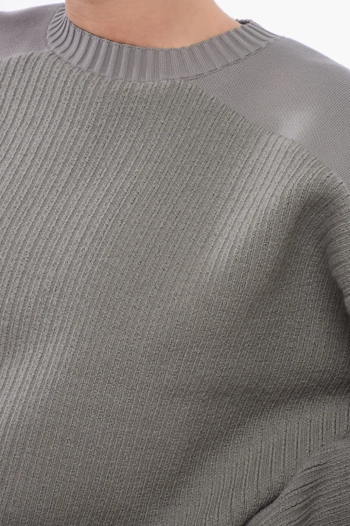 Sale Maglia Girocollo UTILITY in Lana Donna Maglieria