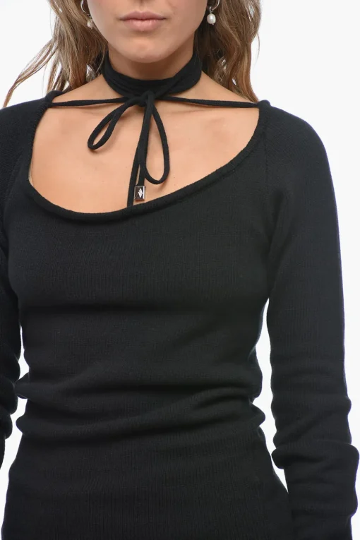Maglia HEATHER con Ampia Scollatura>The Attico Discount