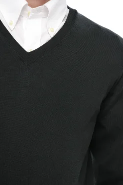 Maglia in Lana Vergine con Scollo a V></noscript>Corneliani Sale
