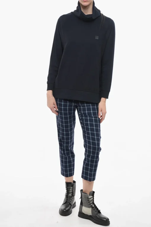 Maglia in MIsto Lana e Cotone a Collo Alto>Woolrich Clearance