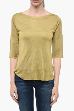 Maglia in Viscosa con Maniche 3/4>ArchivioB Discount