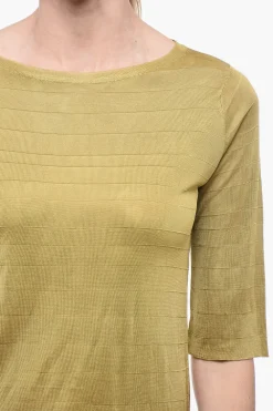 Maglia in Viscosa con Maniche 3/4></noscript>ArchivioB Discount