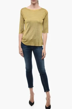 Maglia in Viscosa con Maniche 3/4></noscript>ArchivioB Discount