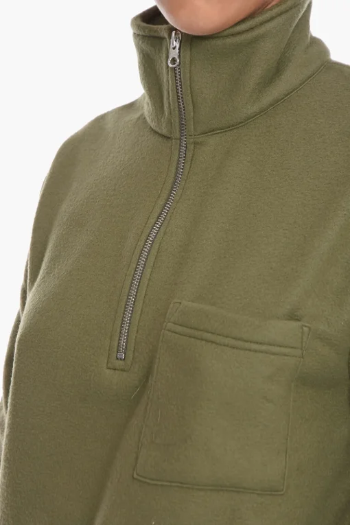 Maglia JARBO in Pile con Half Zip>Samsoe Samsoe Best