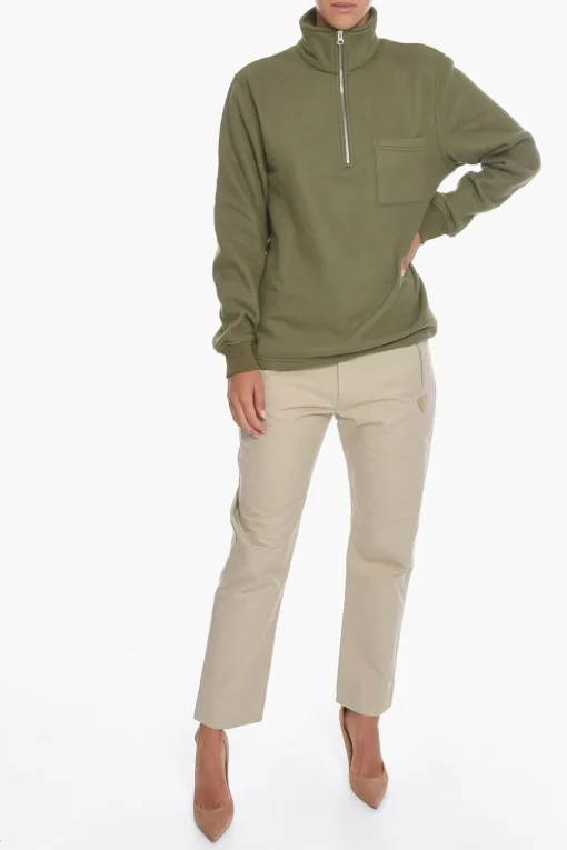 Maglia JARBO in Pile con Half Zip>Samsoe Samsoe Best