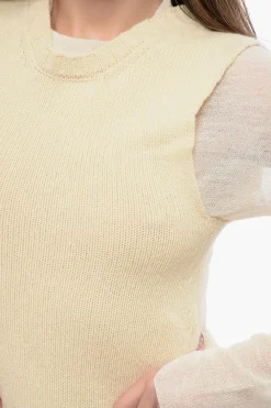 Maglia Lunga in Lana con Asimmetria></noscript>Jil Sander Discount