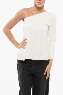 Hot Maglia Monospalla Con Fondo Svasato Donna Maglieria
