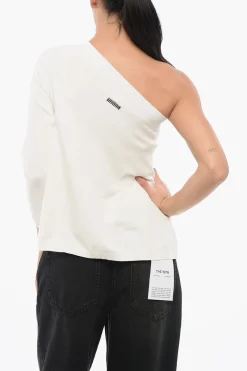 Hot Maglia Monospalla Con Fondo Svasato Donna Maglieria