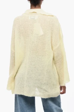 Maglia Oversize a Spalla Scesa con Colletto>Rus Best