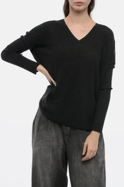 Maglia Oversize in Cashmere con Manica a Coste>Gentryportofino Outlet