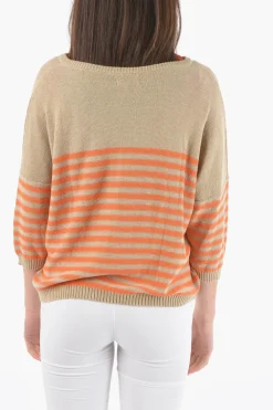 Maglia Scollo a V A Righe Awining Bicolore>Woolrich Hot