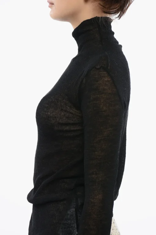 New Maglia Sheer in Lana Donna Maglieria