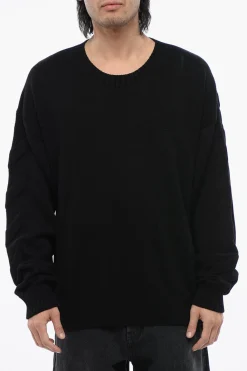 Discount Maglione In Cotone Girocollo Uomo Maglieria
