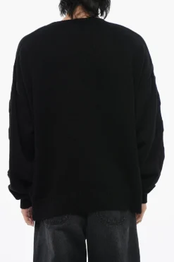 Discount Maglione In Cotone Girocollo Uomo Maglieria