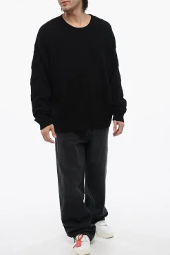 Discount Maglione In Cotone Girocollo Uomo Maglieria