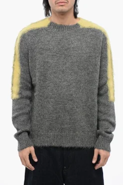 Best Maglione In Lana Con Bande A Contrasto Uomo Maglieria
