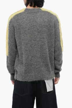 Best Maglione In Lana Con Bande A Contrasto Uomo Maglieria