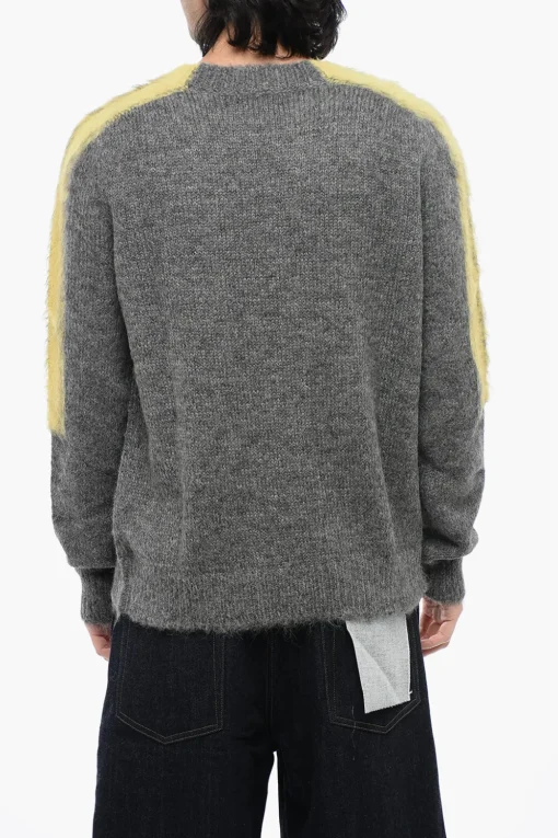 Best Maglione In Lana Con Bande A Contrasto Uomo Maglieria