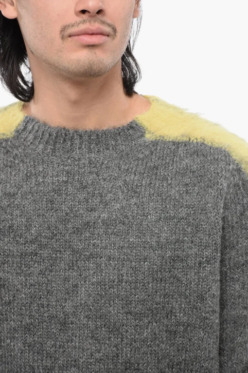 Best Maglione In Lana Con Bande A Contrasto Uomo Maglieria
