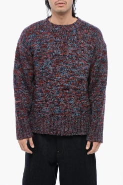Discount Maglione Melange CHUNKY In Lana Girocollo Uomo Maglieria