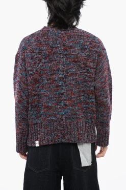 Discount Maglione Melange CHUNKY In Lana Girocollo Uomo Maglieria