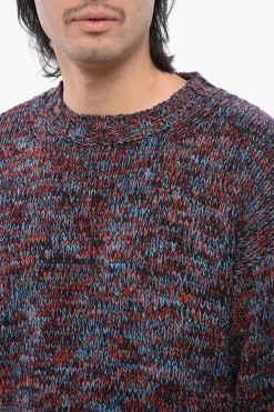 Discount Maglione Melange CHUNKY In Lana Girocollo Uomo Maglieria