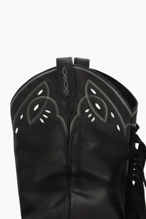 Manicotti in Pelle con Frange e Zip>Dsquared2 Outlet