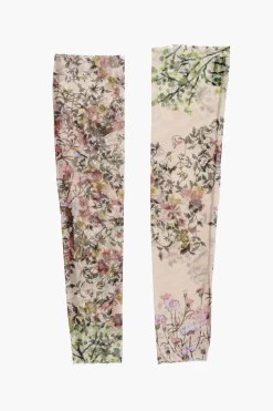 Fashion Manicotti in Tulle a Fantasia Floreale Donna Guanti
