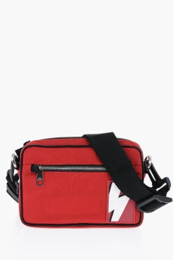 Marsupio in Nylon con Patch Logo in Rilievo>Neil Barrett Sale