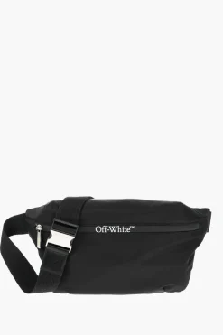 Marsupio in Tinta Unita con Logo a Contrasto>Off-White New