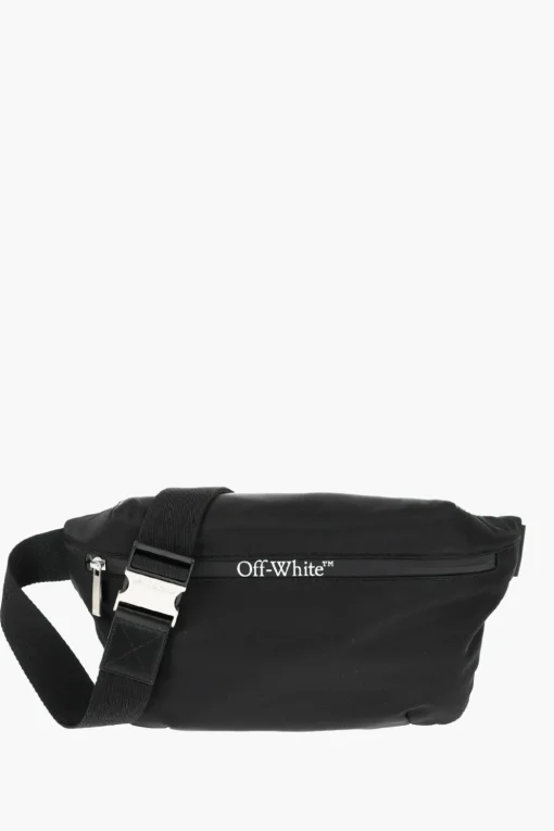 Marsupio in Tinta Unita con Logo a Contrasto>Off-White New