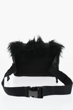 Marsupio Logato con Dettaglio Fur>Dsquared2 Clearance