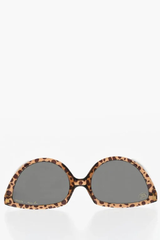 MARTIN ROSE Occhiali Da Sole SOS Cat Eye in Motivo Animalier>Mykita Discount