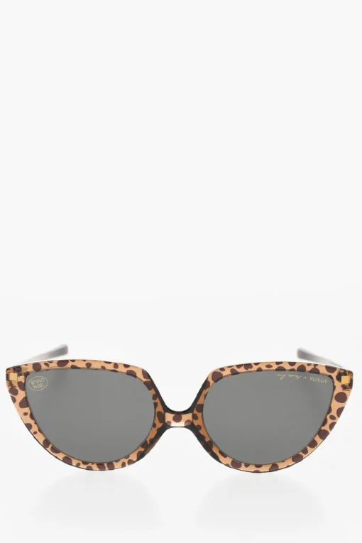 MARTIN ROSE Occhiali Da Sole SOS Cat Eye in Motivo Animalier>Mykita Discount