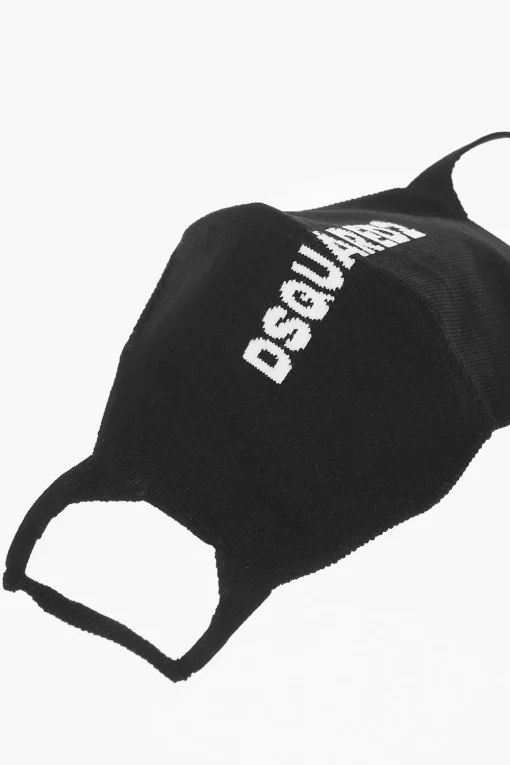 Outlet Mascherina con Logo a Contrasto Uomo Cappelli