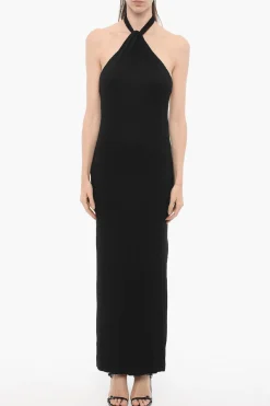 Maxi Abito Halterneck con Spacco Laterale>Alice + Olivia Hot