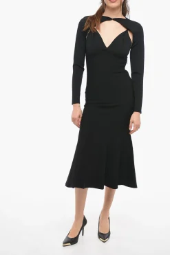 Maxi Dress da Sera con Dettagli Cut Out e copri Spalle>Roland Mouret Best