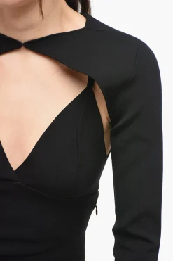 Maxi Dress da Sera con Dettagli Cut Out e copri Spalle></noscript>Roland Mouret Best