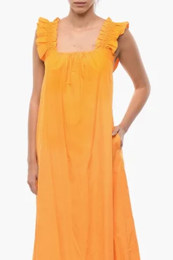 Online Maxi Dress GILL Svasato con Dettagli Arricciati Donna Vestiti