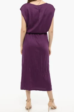 Maxi Dress in Twill a Tinta Unita>Woolrich Sale